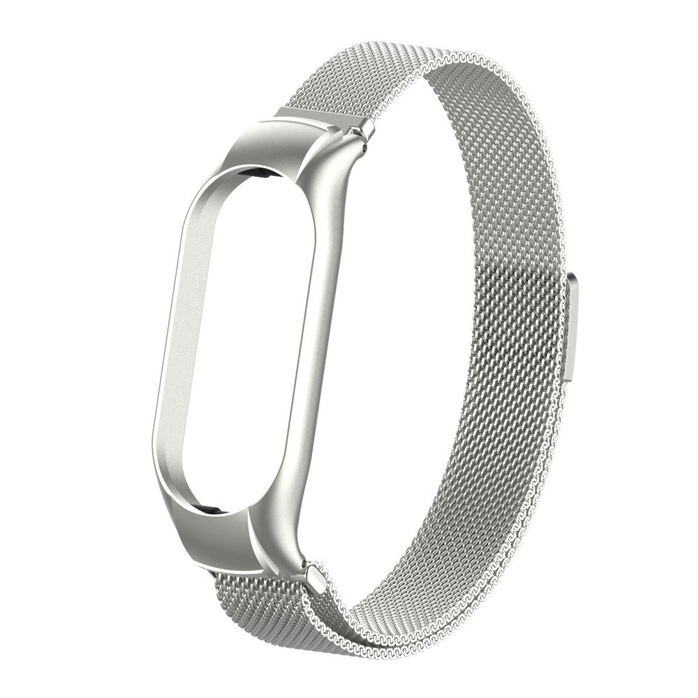 Strap-it Strap-it Bracelet Milanais Xiaomi Mi Band 7 (argent) Strap-it Strap-it Bracelet Milanais Xiaomi Mi Band 7 (argent)