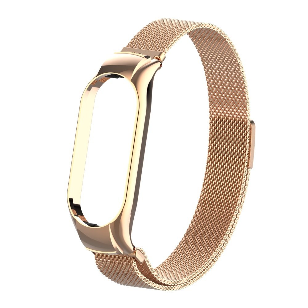 Strap-it Strap-it Bracelet Milanais Xiaomi Mi Band 7 (or rose)
