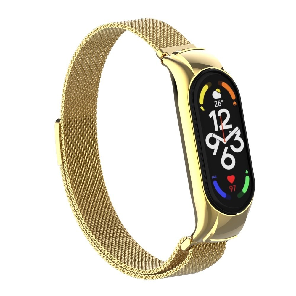 Strap-it Strap-it Bracelet Milanais Xiaomi Mi Band 7 (or) Strap-it Strap-it Bracelet Milanais Xiaomi Mi Band 7 (or)