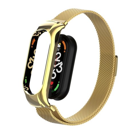 Strap-it Strap-it Bracelet Milanais Xiaomi Mi Band 7 (or) Strap-it Strap-it Bracelet Milanais Xiaomi Mi Band 7 (or)