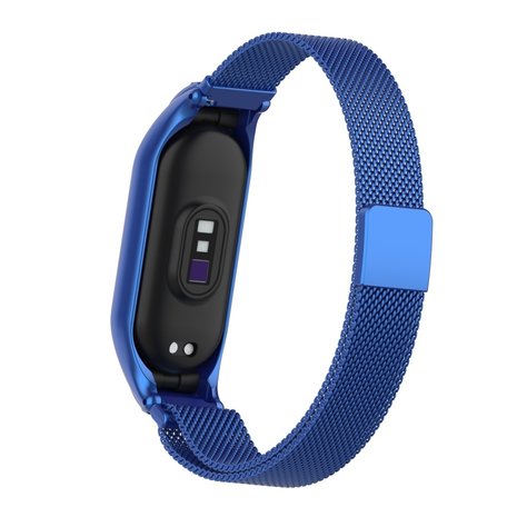Strap-it Strap-it Bracelet Milanais Xiaomi Mi Band 7 (bleu)