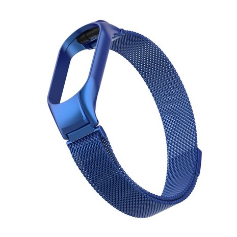 Strap-it Strap-it Bracelet Milanais Xiaomi Mi Band 7 (bleu)