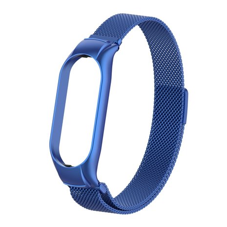 Strap-it Strap-it Bracelet Milanais Xiaomi Mi Band 7 (bleu)