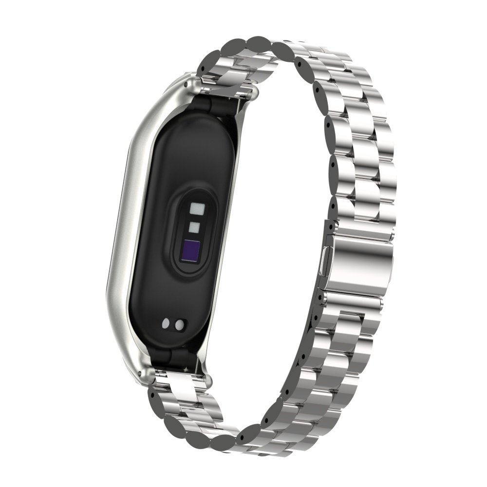 Strap-it Strap-it Bracelet acier Xiaomi Mi Band 7 (argent)
