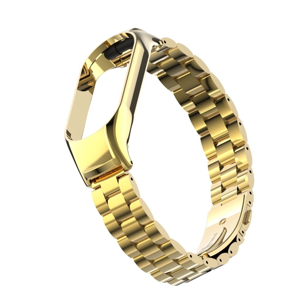 Strap-it Strap-it Bracelet acier Xiaomi Mi Band 7 (or)