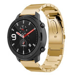 Strap-it Bracelet acier métal Xiaomi Amazfit GTR (or)