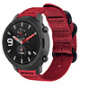 Strap-it Strap-it Bracelet nylon boucle Xiaomi Amazfit GTR (rouge)