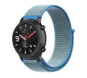 Strap-it Bracelet nylon Xiaomi Amazfit GTR (bleu)