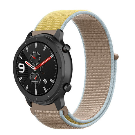 Strap-it Strap-it Bracelet nylon Xiaomi Amazfit GTR (camel)
