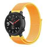 Strap-it Bracelet nylon Xiaomi Amazfit GTR (jaune clair)