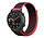 Strap-it Bracelet nylon Xiaomi Amazfit GTR (noir/rouge)