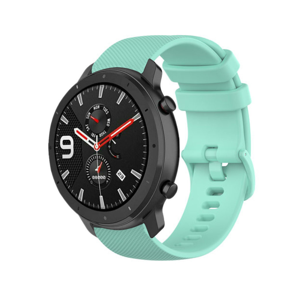 Strap-it Strap-it Bracelet silicone luxe Xiaomi Amazfit GTR (aqua)