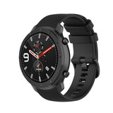 Strap-it Bracelet silicone luxe Xiaomi Amazfit GTR (noir)