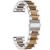 Strap-it Strap-it Bracelet résine acier Huawei Watch GT 2 (argent/marron)
