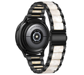 Strap-it Bracelet résine acier Xiaomi Amazfit GTR (noir/blanc) Strap-it Bracelet résine acier Xiaomi Amazfit GTR (noir/blanc)