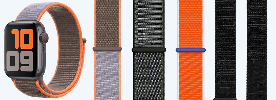 Bracelets en nylon Apple Watch 7
