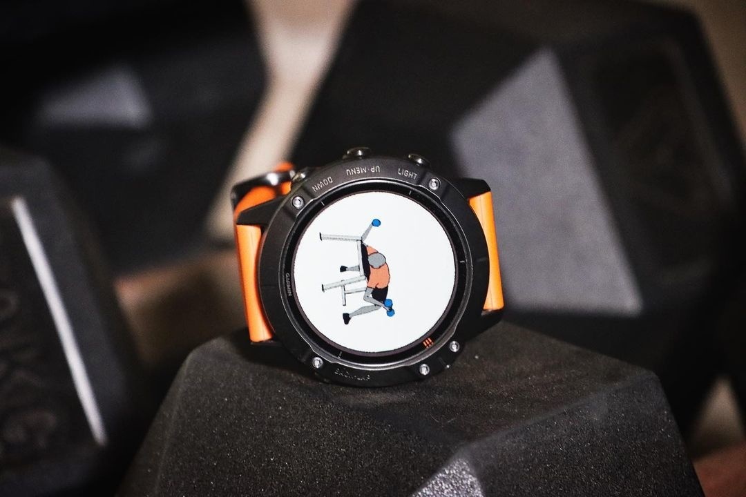 Garmin Fēnix 7 á la salle de sport