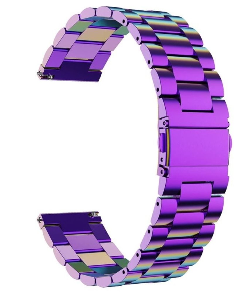 Strap-it Strap-it Bracelet acier Samsung Galaxy Watch 5 - 40mm (arc-en-ciel)