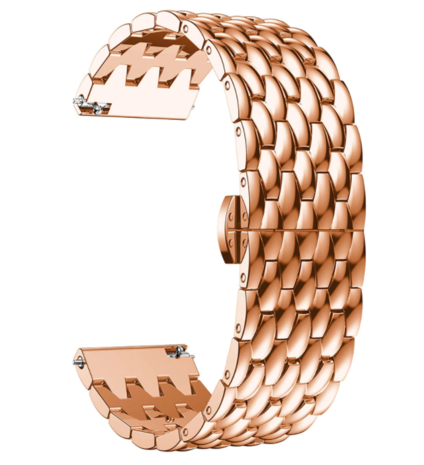 Strap-it Strap-it Bracelet acier dragon Samsung Galaxy Watch 5 - 40mm (or rose) Strap-it Strap-it Bracelet acier dragon Samsung Galaxy Watch 5 - 40mm (or rose)