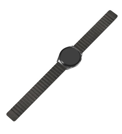 Strap-it Strap-it Bracelet cuir loop Samsung Galaxy Watch 5 - 40mm (noir)
