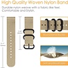 Strap-it Strap-it Bracelet nylon boucle Samsung Galaxy Watch 5 - 44mm (Kaki) Strap-it Strap-it Bracelet nylon boucle Samsung Galaxy Watch 5 - 44mm (Kaki)