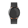 Strap-it Strap-it Bracelet silicone magnétique Samsung Galaxy Watch 5 - 44mm (noir/orange) Strap-it Strap-it Bracelet silicone magnétique Samsung Galaxy Watch 5 - 44mm (noir/orange)