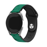 Strap-it Bracelet cuir hybride Samsung Galaxy Watch 5 - 44mm (vert) Strap-it Bracelet cuir hybride Samsung Galaxy Watch 5 - 44mm (vert)