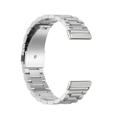 Strap-it Strap-it Bracelet acier Fitbit Versa 4 (argent)