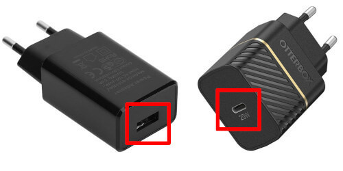 Différentes entre USB C et USB A 