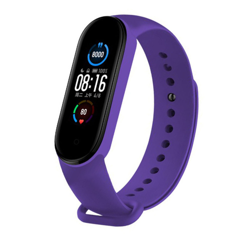 Strap-it Strap-it Bracelet silicone Xiaomi Mi Band 6 (violet)