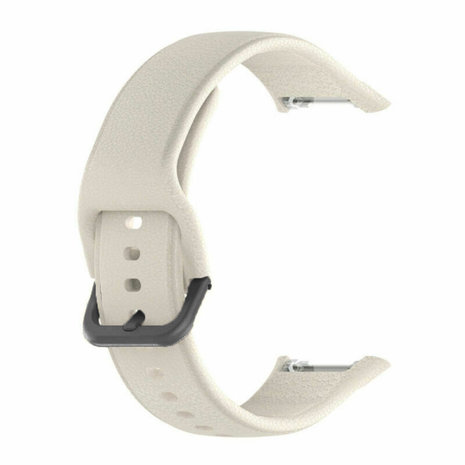 Strap-it Strap-it Bracelet silicone Oppo Watch Free (blanc sable)