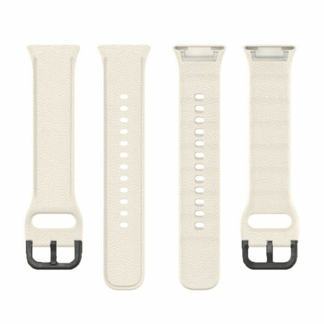 Strap-it Strap-it Bracelet silicone Oppo Watch Free (blanc sable)