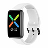 Strap-it Strap-it Bracelet silicone Oppo Watch Free (blanche) Strap-it Strap-it Bracelet silicone Oppo Watch Free (blanche)