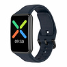 Strap-it Strap-it Bracelet silicone Oppo Watch Free (bleu foncé) Strap-it Strap-it Bracelet silicone Oppo Watch Free (bleu foncé)