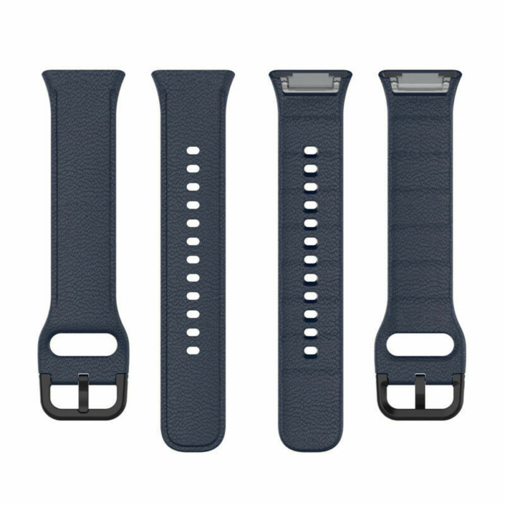 Strap-it Strap-it Bracelet silicone Oppo Watch Free (bleu foncé)