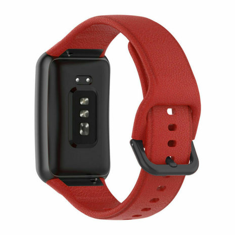 Strap-it Strap-it Bracelet silicone Oppo Watch Free (rouge)