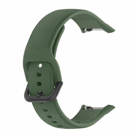 Strap-it Strap-it Bracelet silicone Oppo Watch Free (vert foncé)