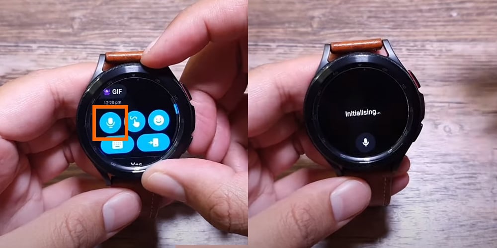 Message vocal - Whatsapp á le samsung watch 4