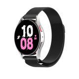 Strap-it Bracelet Milanais Samsung Galaxy Watch 5 - 44mm (noir)