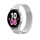 Strap-it Bracelet Milanais Samsung Galaxy Watch 5 - 44mm (argent)
