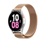 Strap-it Bracelet Milanais Samsung Galaxy Watch 5 - 44mm (or rose)