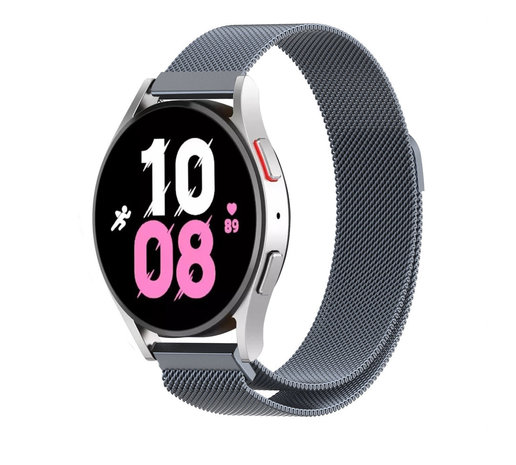 Strap-it Strap-it Bracelet Milanais Samsung Galaxy Watch 5 - 44mm (gris sidéral)