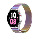 Strap-it Bracelet Milanais Samsung Galaxy Watch 5 - 44mm (arc-en-ciel)