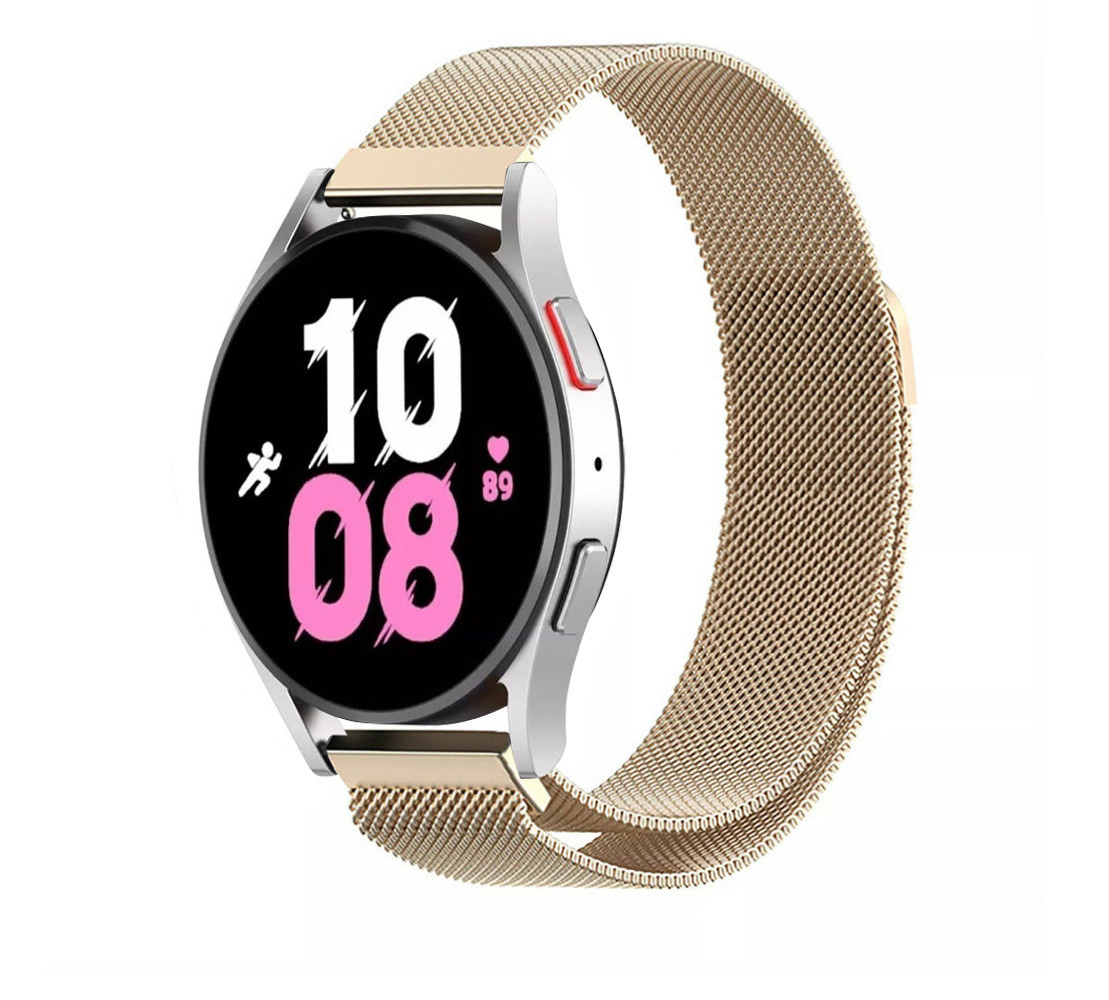Strap-it Strap-it Bracelet Milanais Samsung Galaxy Watch 5 - 44mm (champagne)