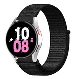 Strap-it Bracelet nylon Samsung Galaxy Watch 5 - 44mm (noir)