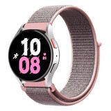 Strap-it Bracelet nylon Samsung Galaxy Watch 5 - 44mm (rose sable)