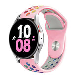 Strap-it Bracelet sport Samsung Galaxy Watch 5 - 44mm (rose/multicolore)