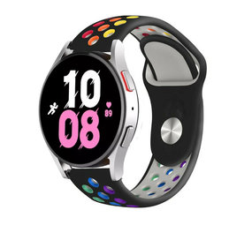 Strap-it Bracelet sport Samsung Galaxy Watch 5 - 44mm (noir/multicolore)