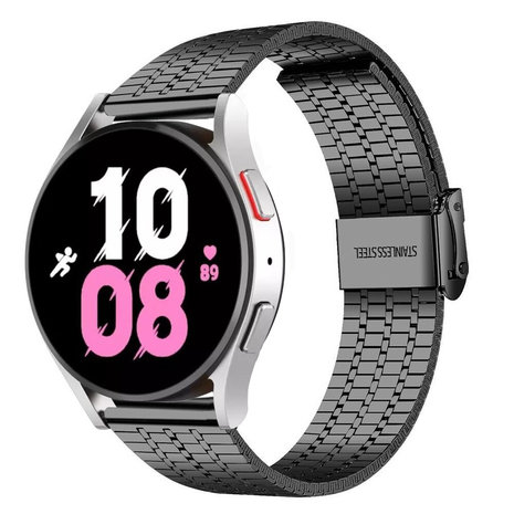 Strap-it Strap-it Bracelet acier inoxydable Galaxy Watch 5 - 44mm (noir) Strap-it Strap-it Bracelet acier inoxydable Galaxy Watch 5 - 44mm (noir)