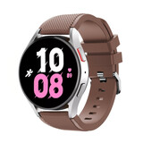 Strap-it Bracelet silicone Samsung Galaxy Watch 5 - 44mm (marron café)